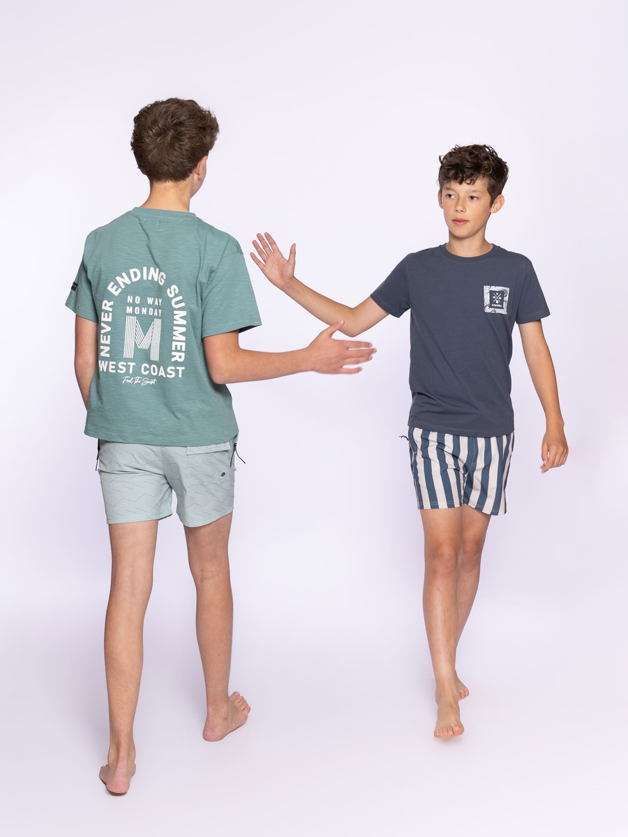 T-shirt van het merk No Way Monday in het Blauw