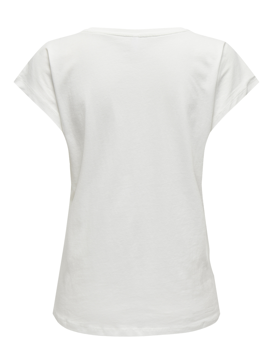 T-shirt van het merk Only in het Wit