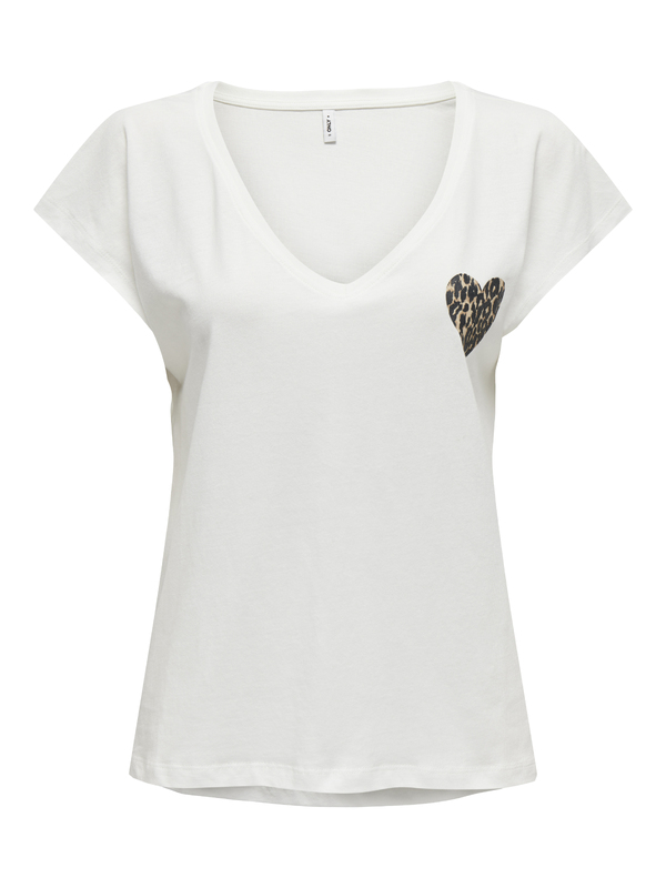 T-shirt van het merk Only in het Wit