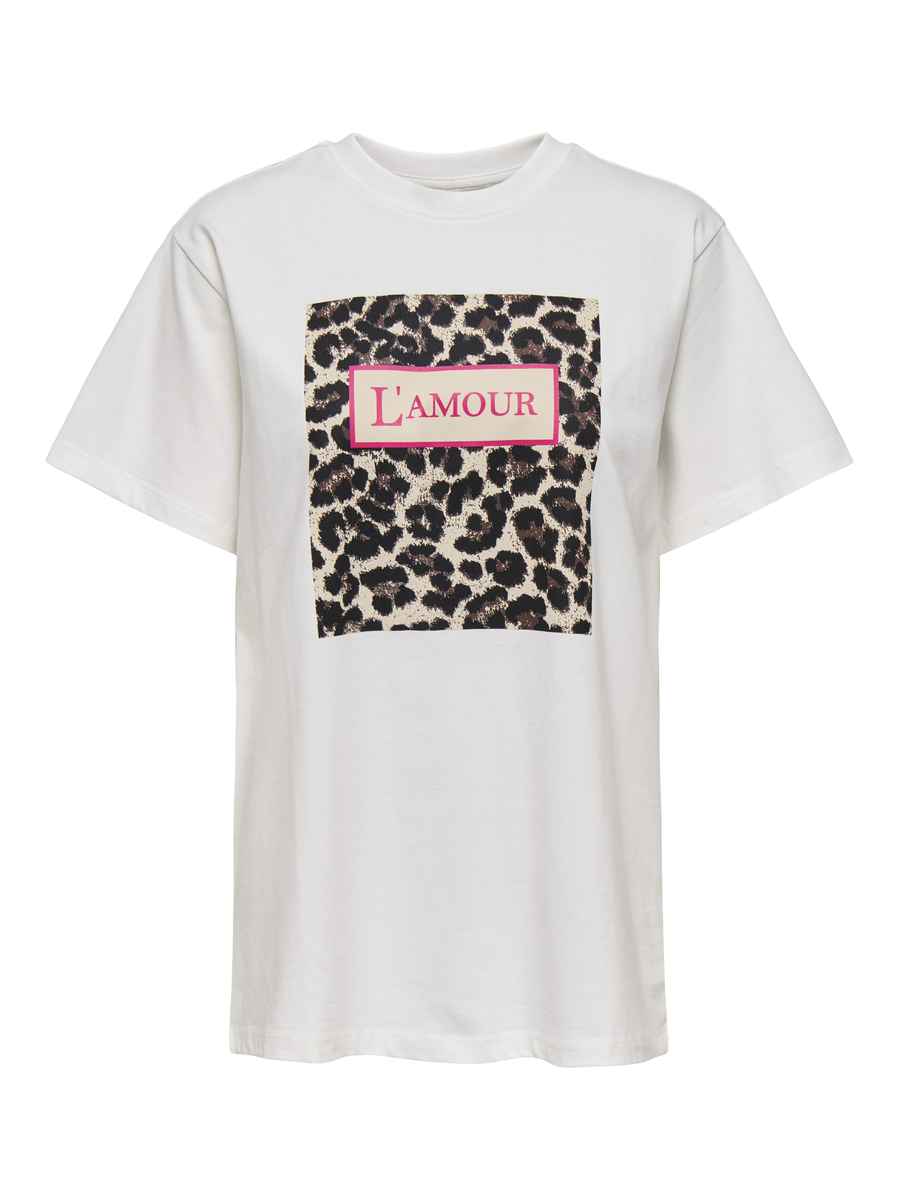 T-shirt van het merk Only in het Wit