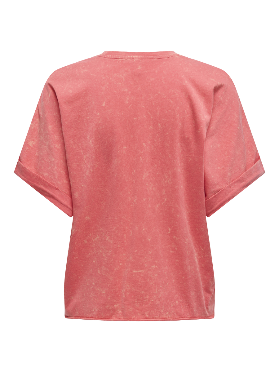 T-shirt van het merk Only in het Roze