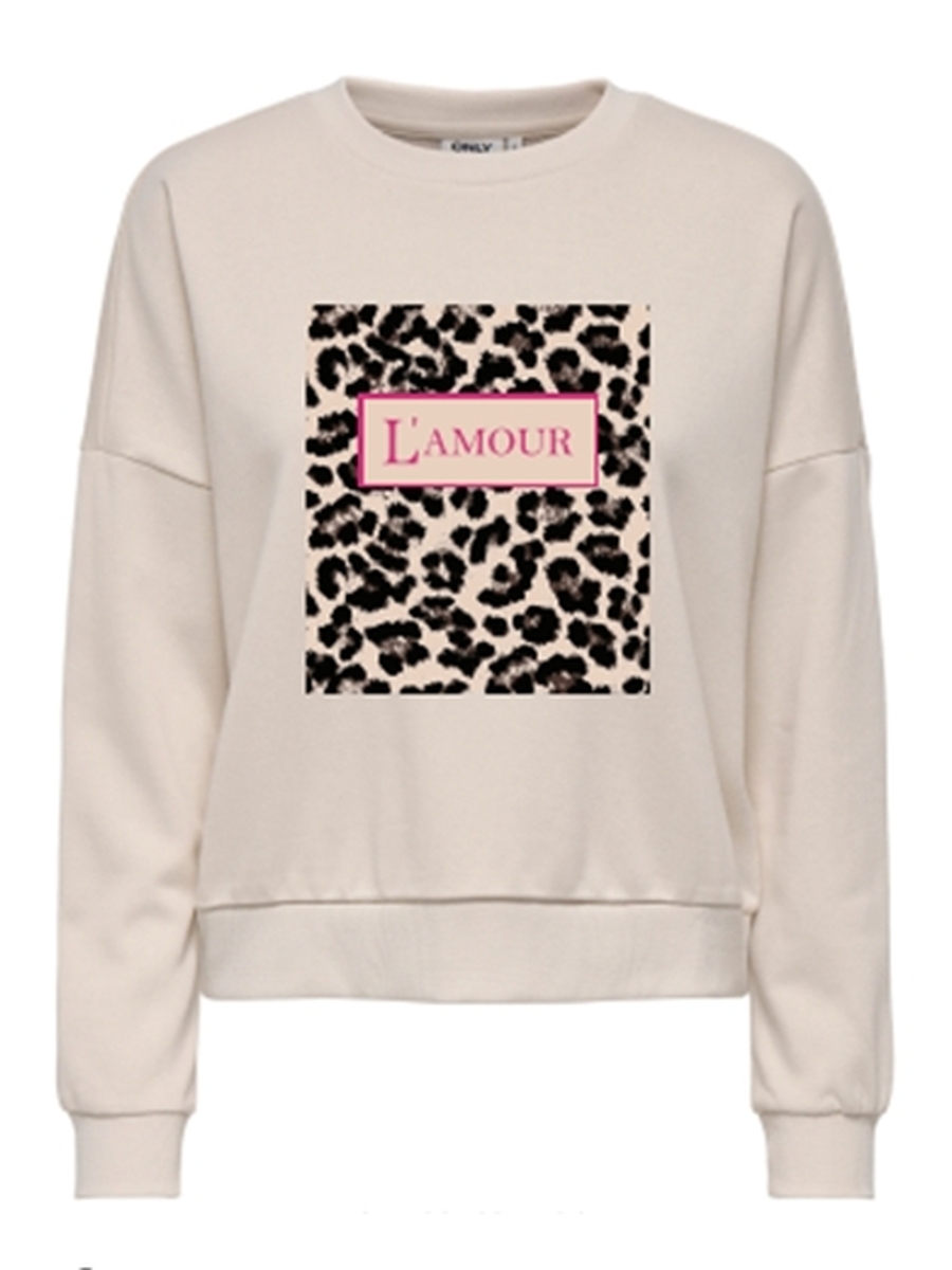 Sweater van het merk Only in het Beige