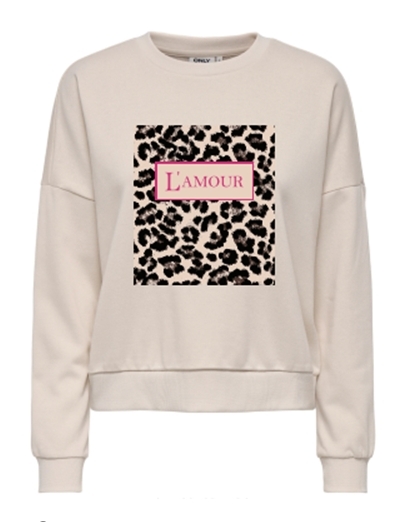 Sweater van het merk Only in het Beige