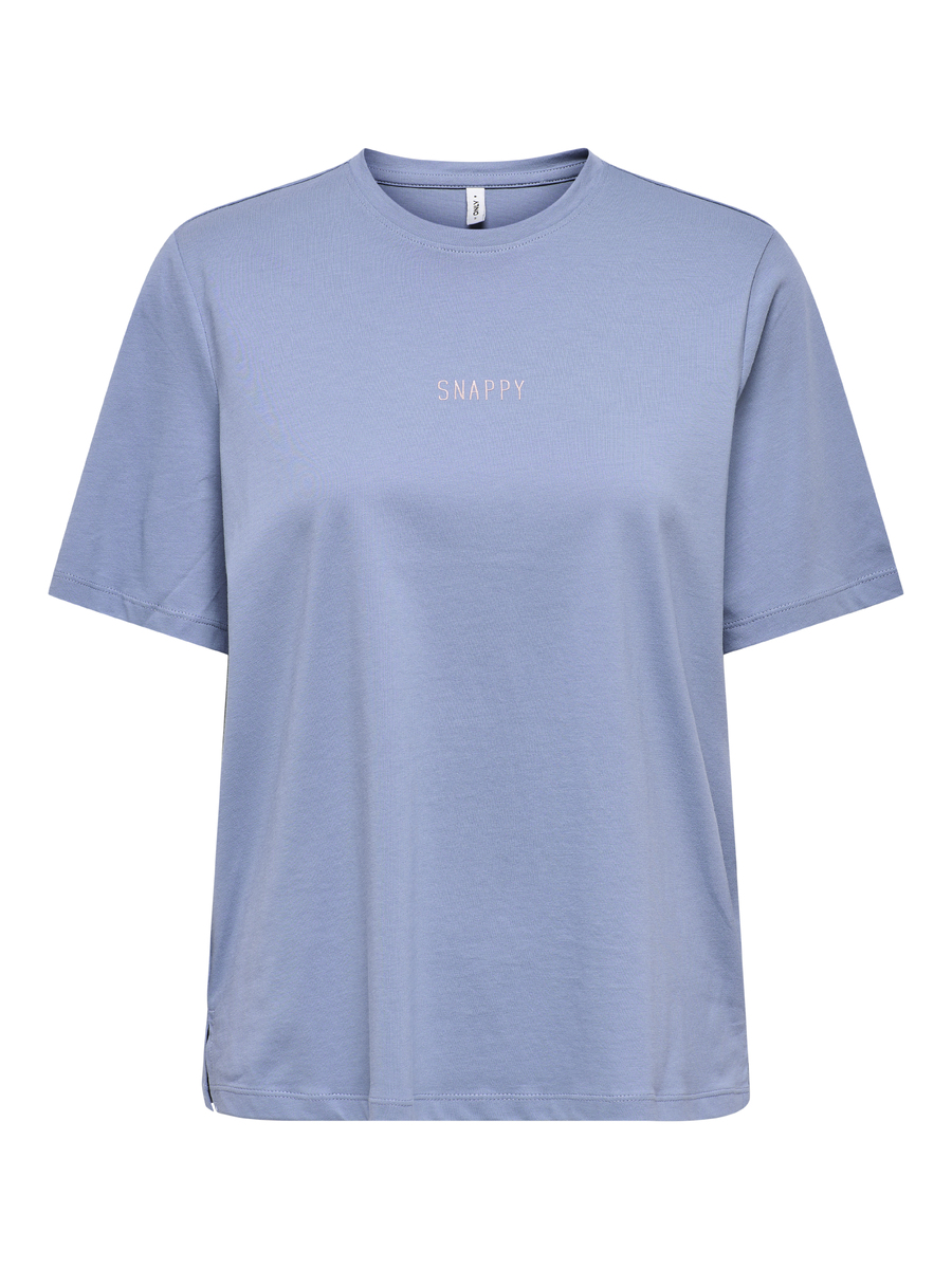 T-shirt van het merk Only in het Blauw