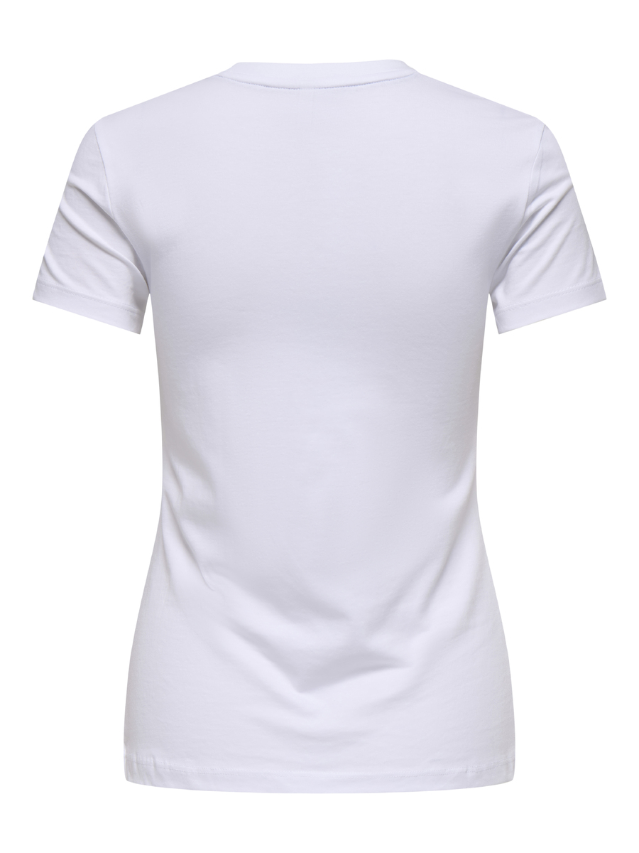 T-shirt van het merk Only in het Wit