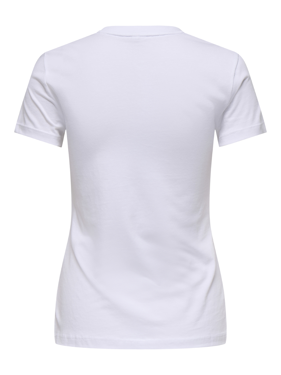 T-shirt van het merk Only in het Wit
