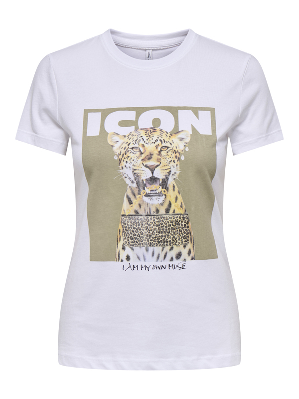 T-shirt van het merk Only in het Wit