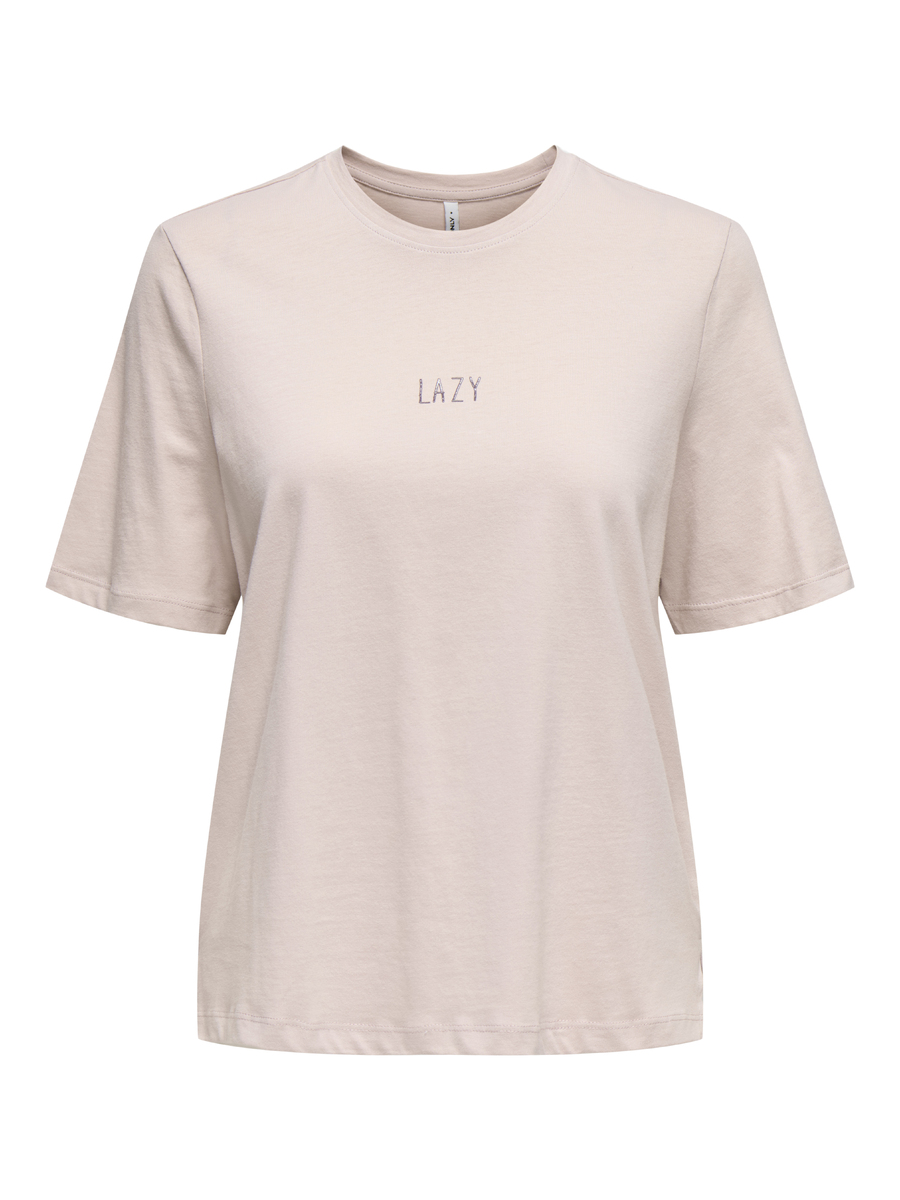 T-shirt van het merk Only in het Roze