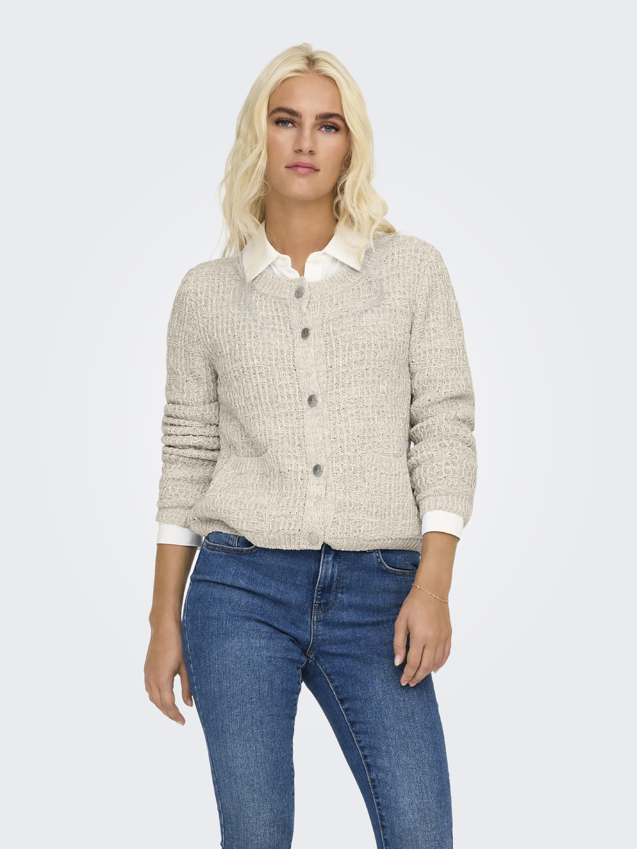 Cardigan van het merk Only in het Beige