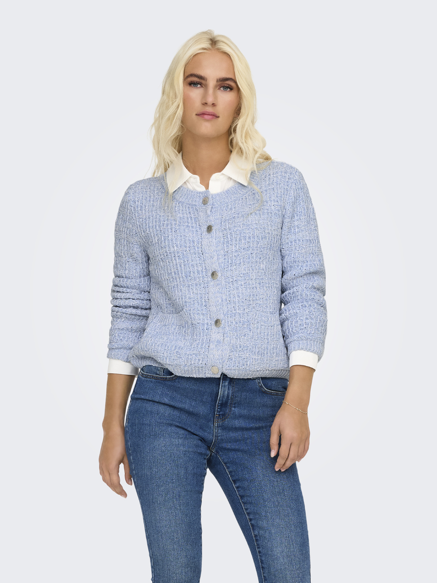 Cardigan van het merk Only in het Blauw
