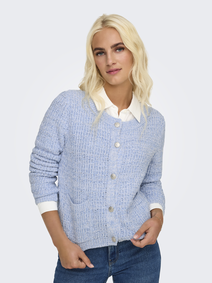 Cardigan van het merk Only in het Blauw
