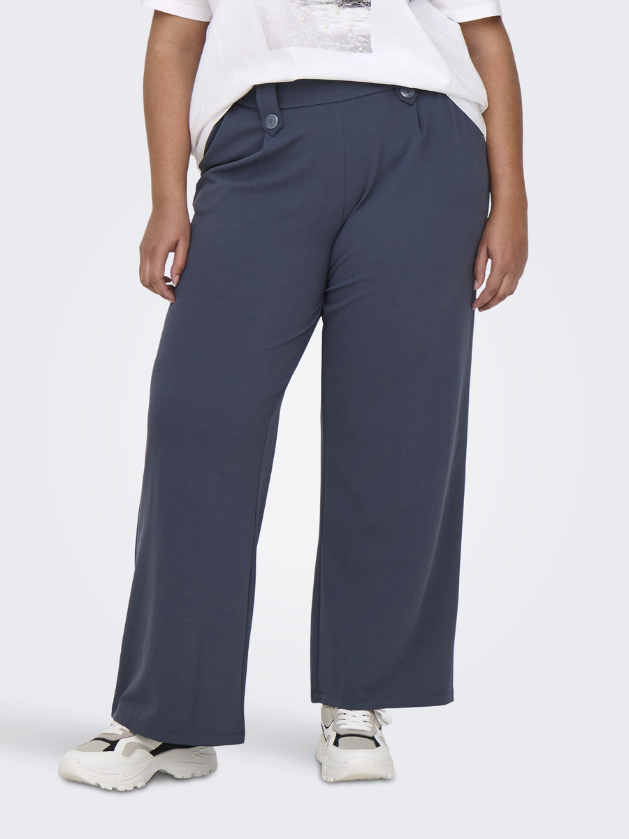 Broek van het merk Only Carmakoma in het Blauw