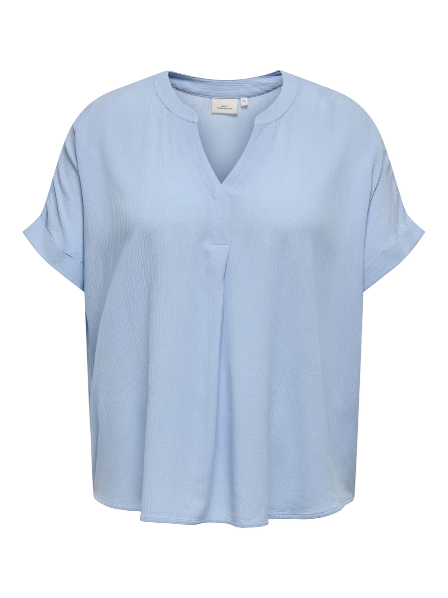 Top van het merk Only Carmakoma in het Blauw