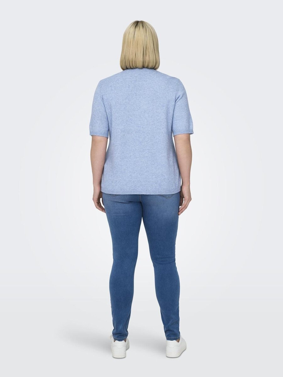 Pull van het merk Only Carmakoma in het Blauw