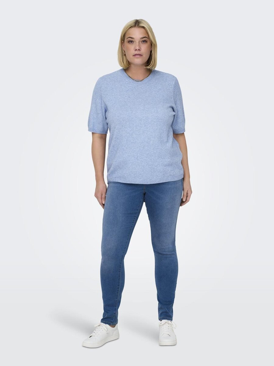 Pull van het merk Only Carmakoma in het Blauw