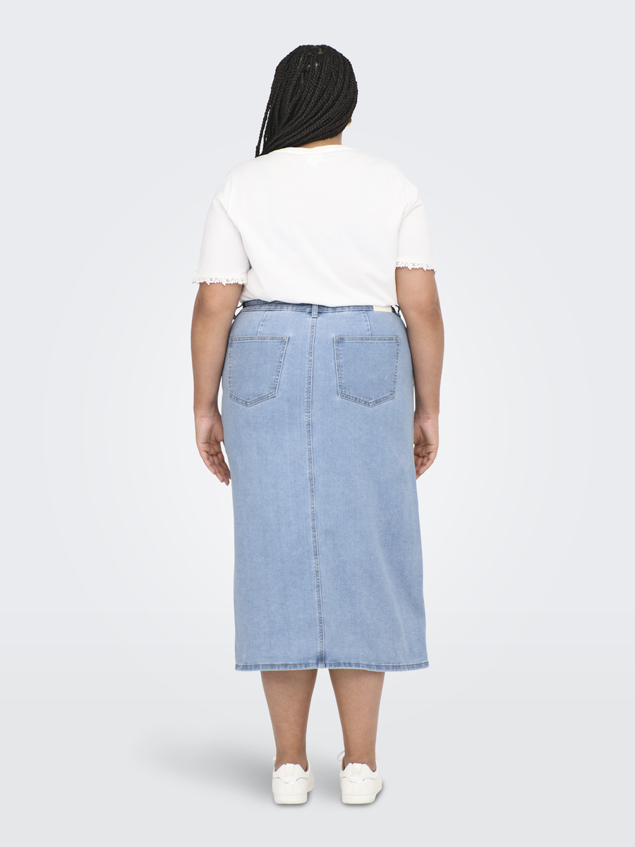 Rok van het merk Only Carmakoma in het Jeans