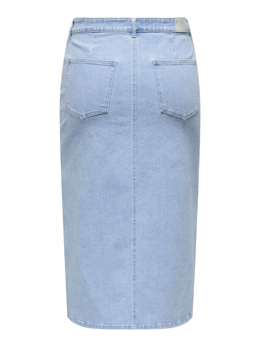 Rok van het merk Only Carmakoma in het Jeans