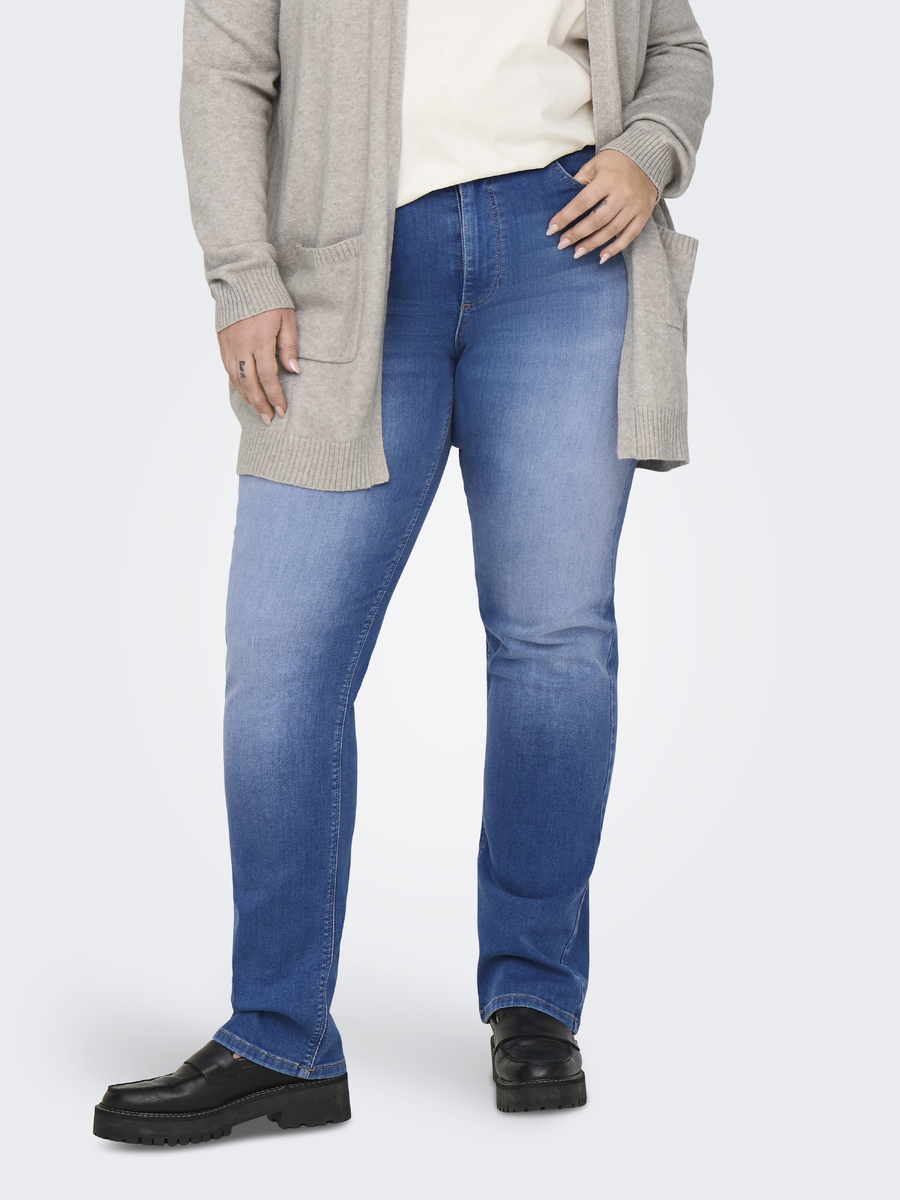 Broek van het merk Only Carmakoma in het Jeans