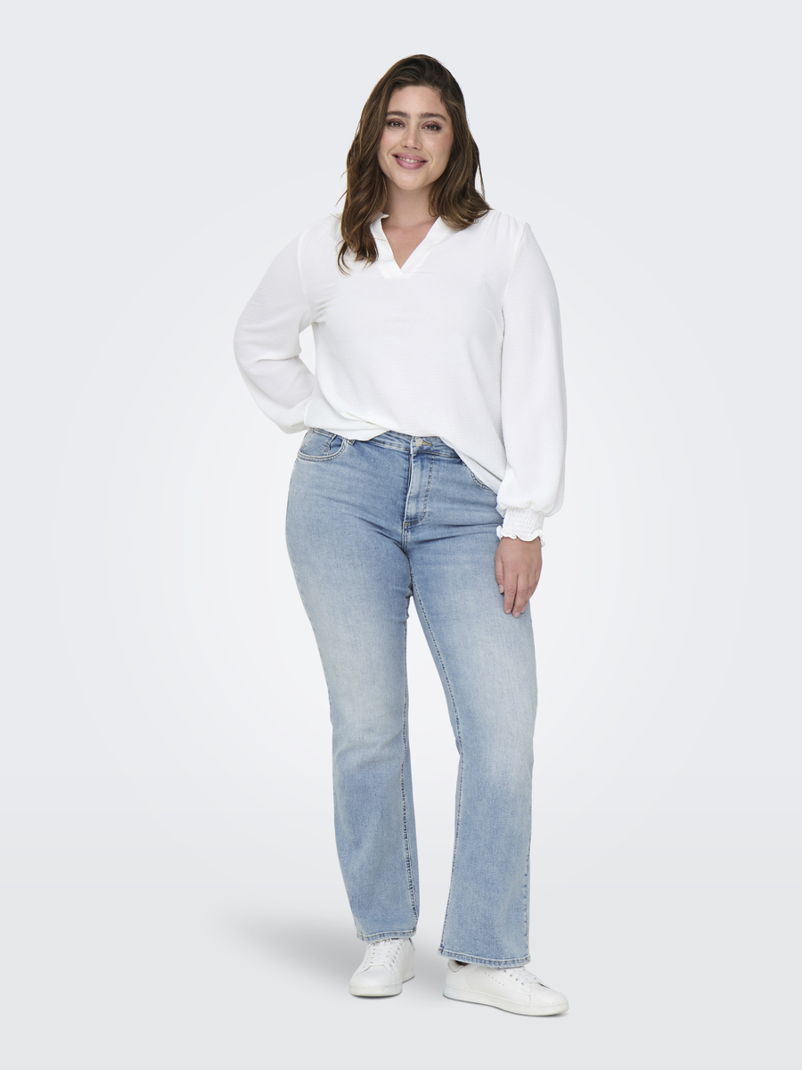 Broek van het merk Only Carmakoma in het Jeans