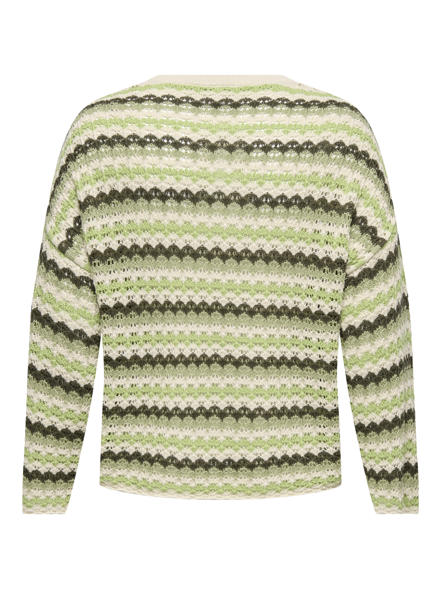 Pull van het merk Only Carmakoma in het Beige