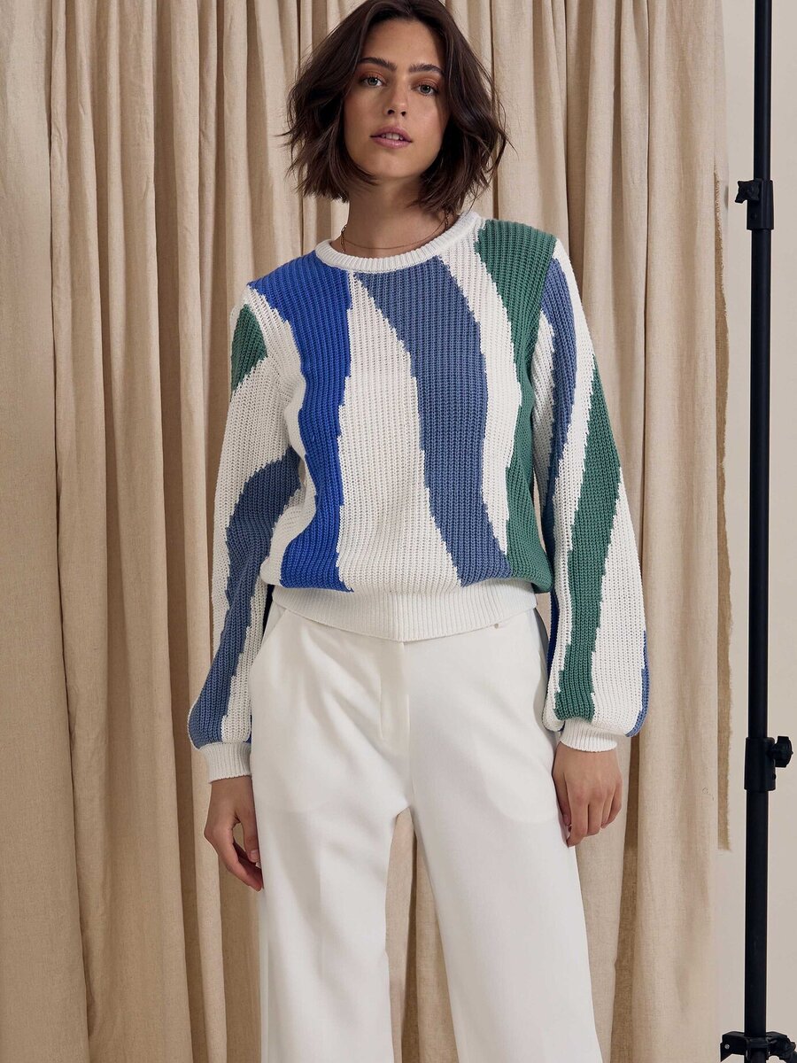 Pull van het merk Peppercorn in het Blauw