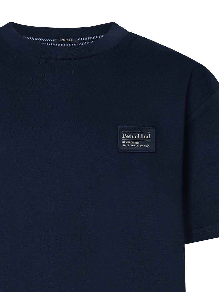 T-shirt van het merk Petrol in het Marine