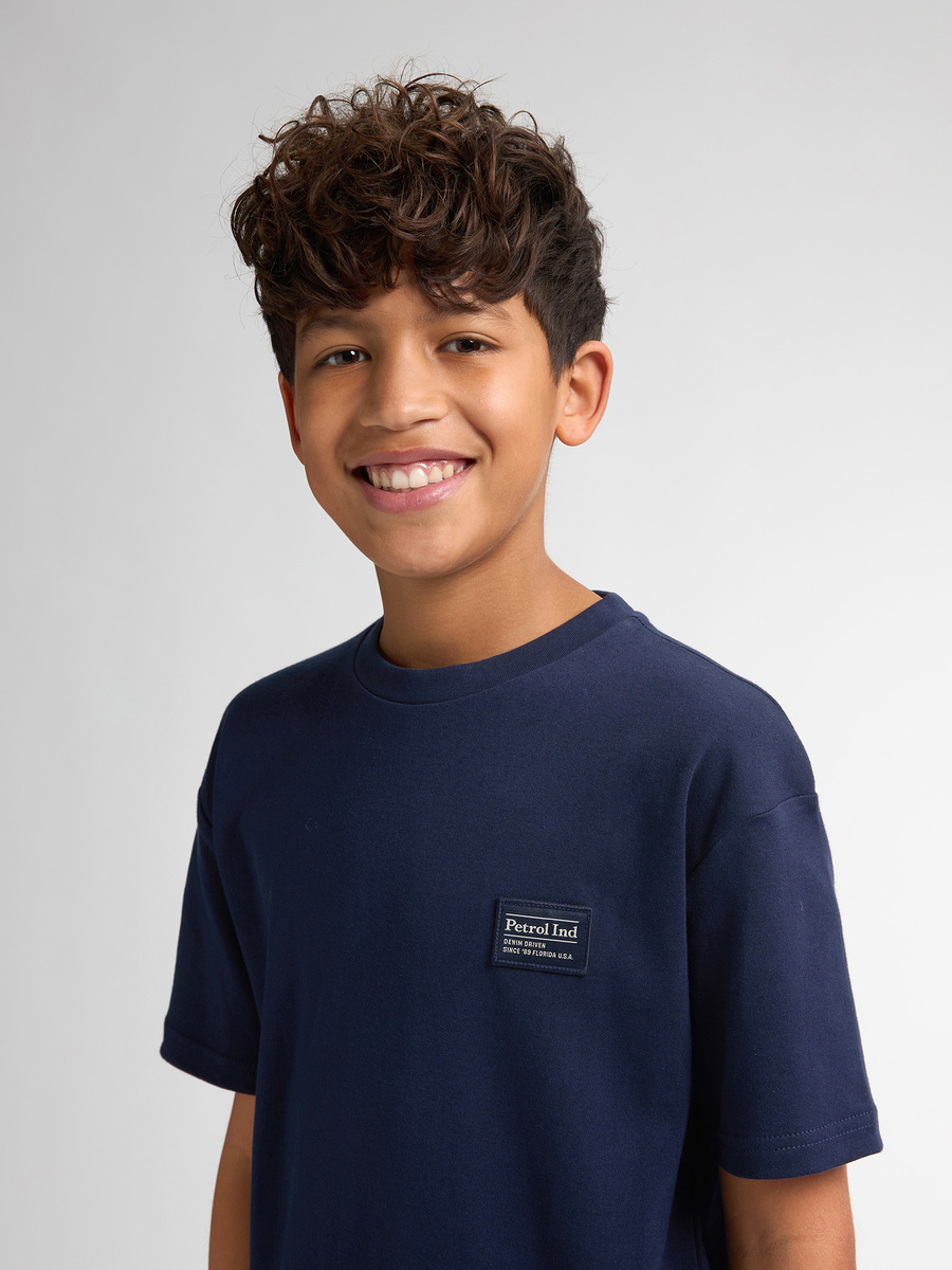 T-shirt van het merk Petrol in het Marine