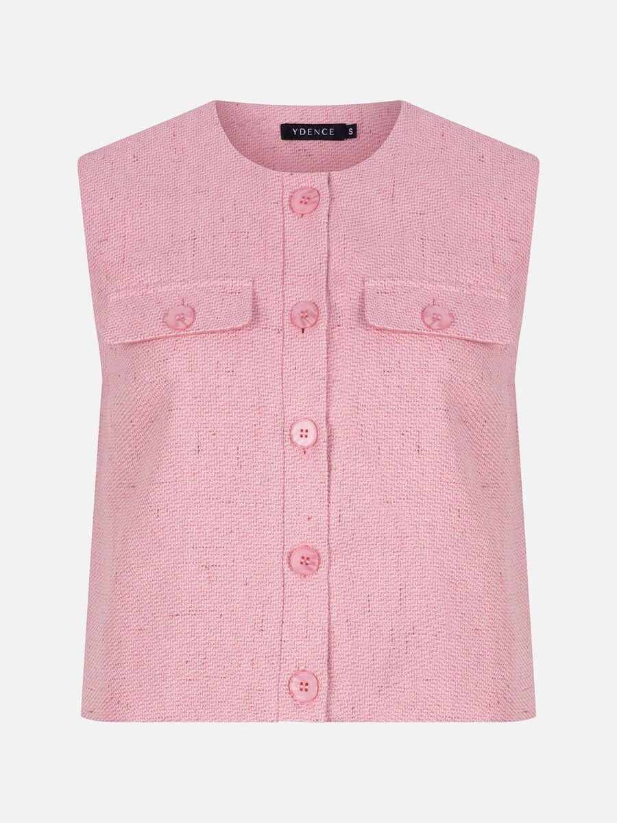 Gilet van het merk Ydence in het Roze