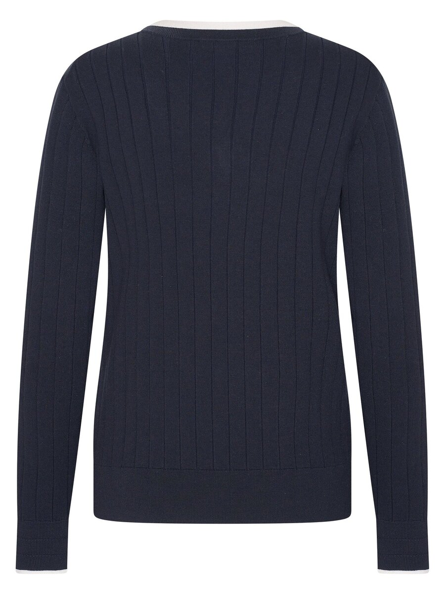 Pull van het merk Hv Polo in het Marine
