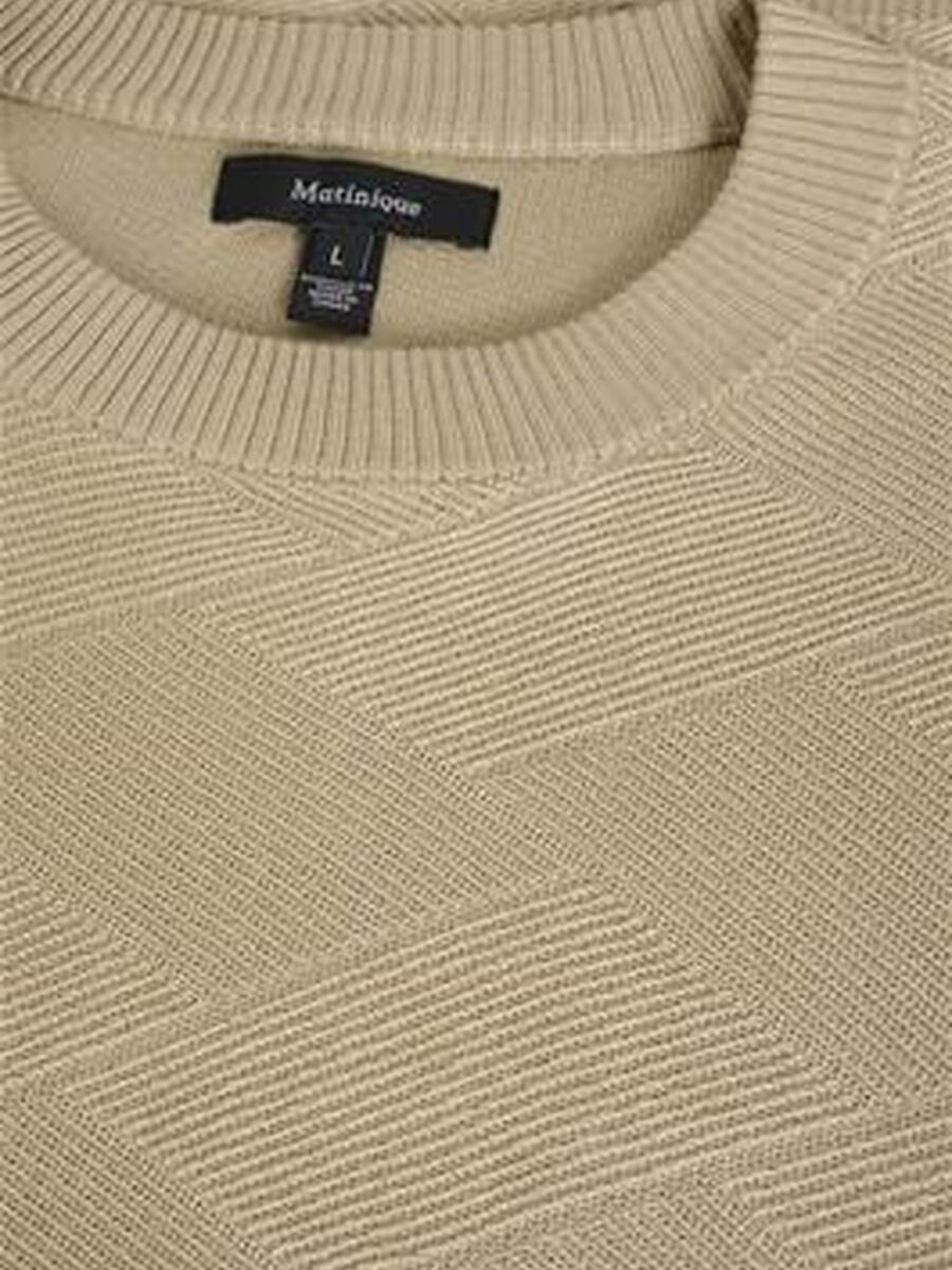 Pull van het merk Matinique in het Taupe