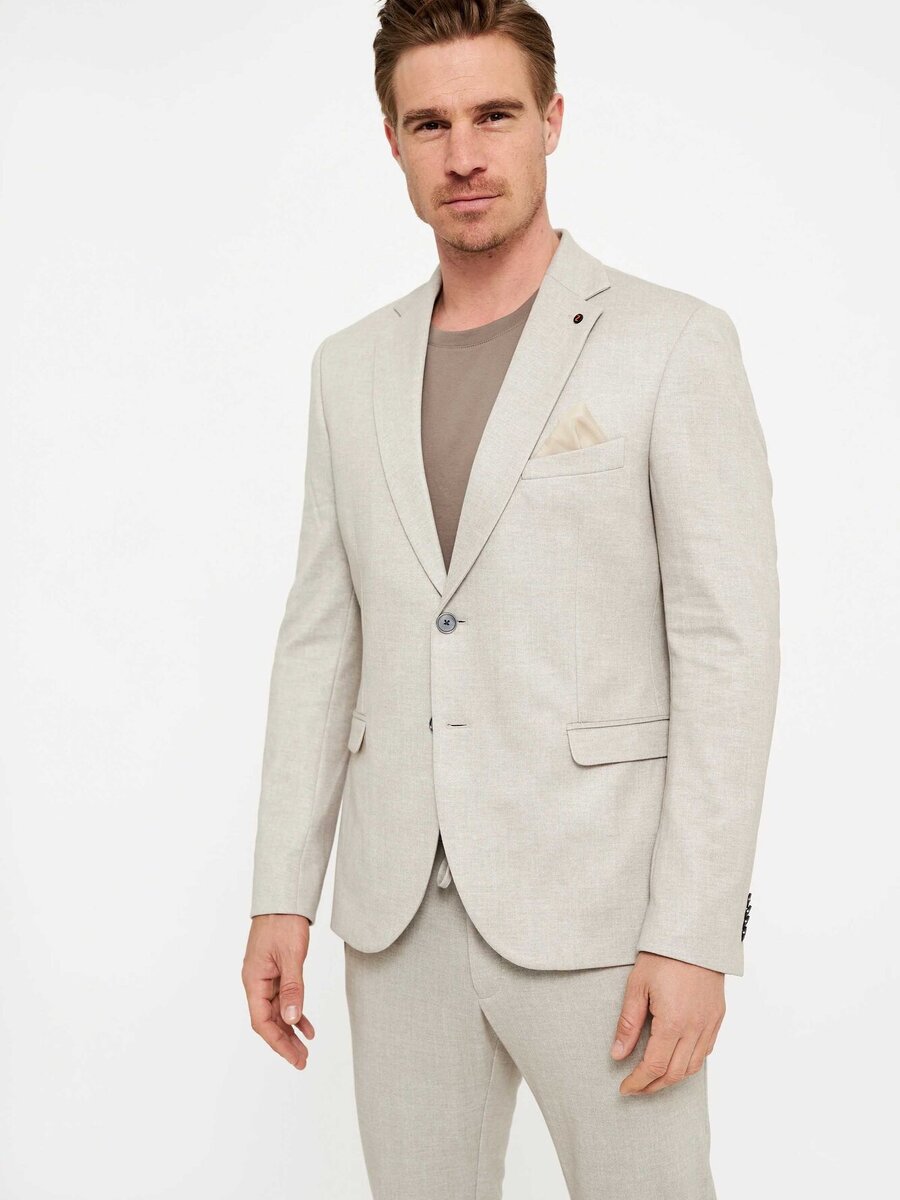 Blazer van het merk Zuitable in het Beige