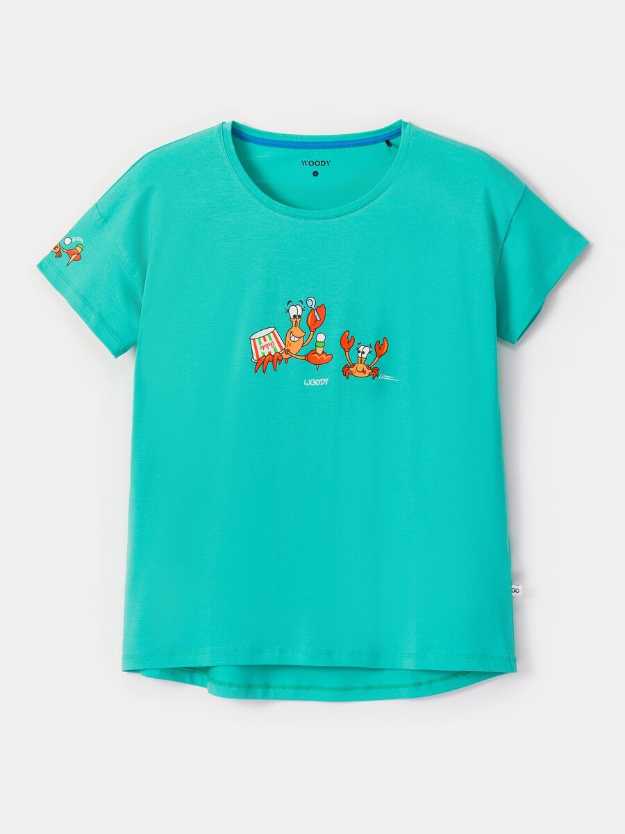 Pyjama van het merk Woody in het Blauw