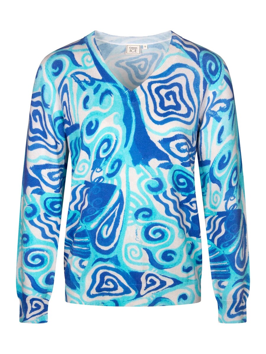 Pull van het merk Green Ice in het Blauw