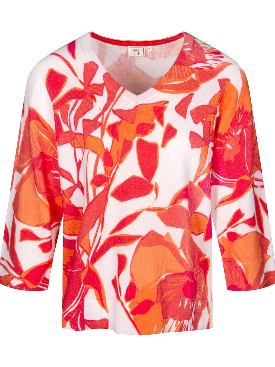 Pull van het merk Green Ice in het Rood