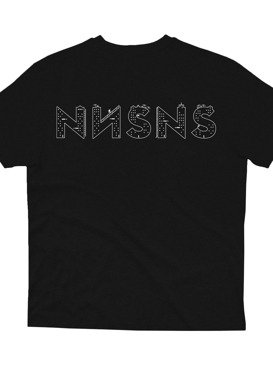T-shirt van het merk Nnsns in het Zwart