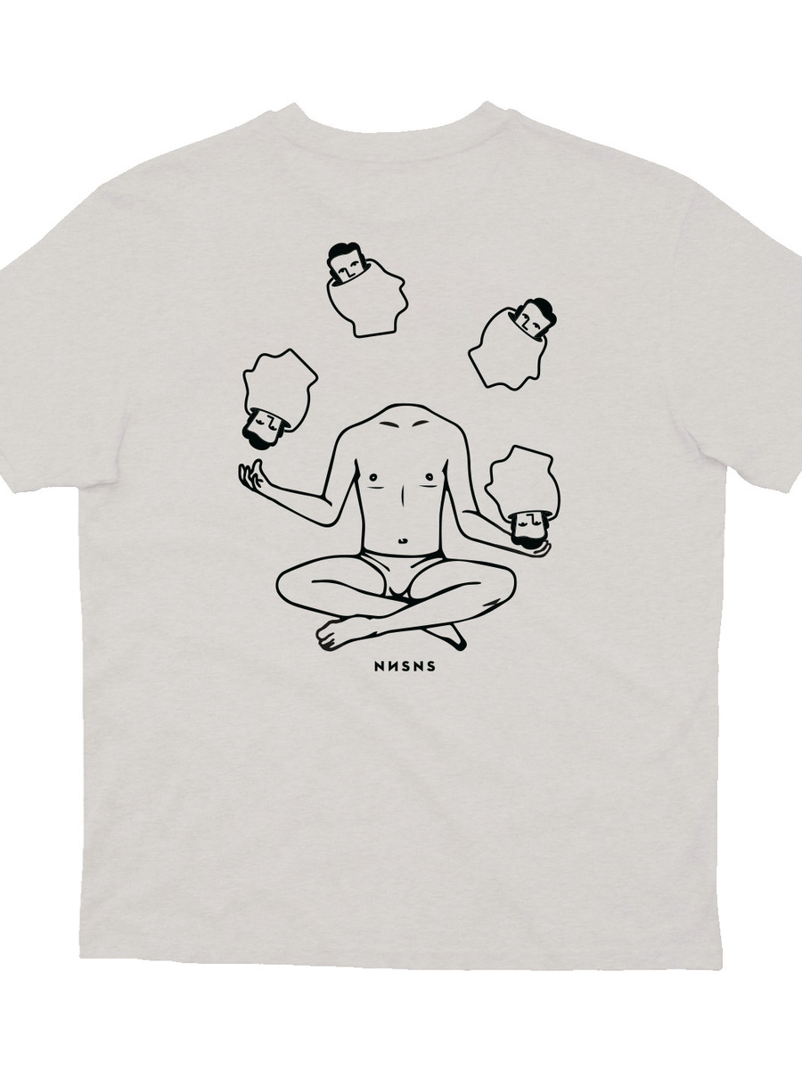 T-shirt van het merk Nnsns in het Beige