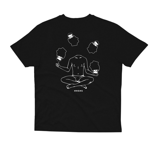 T-shirt van het merk Nnsns in het Zwart