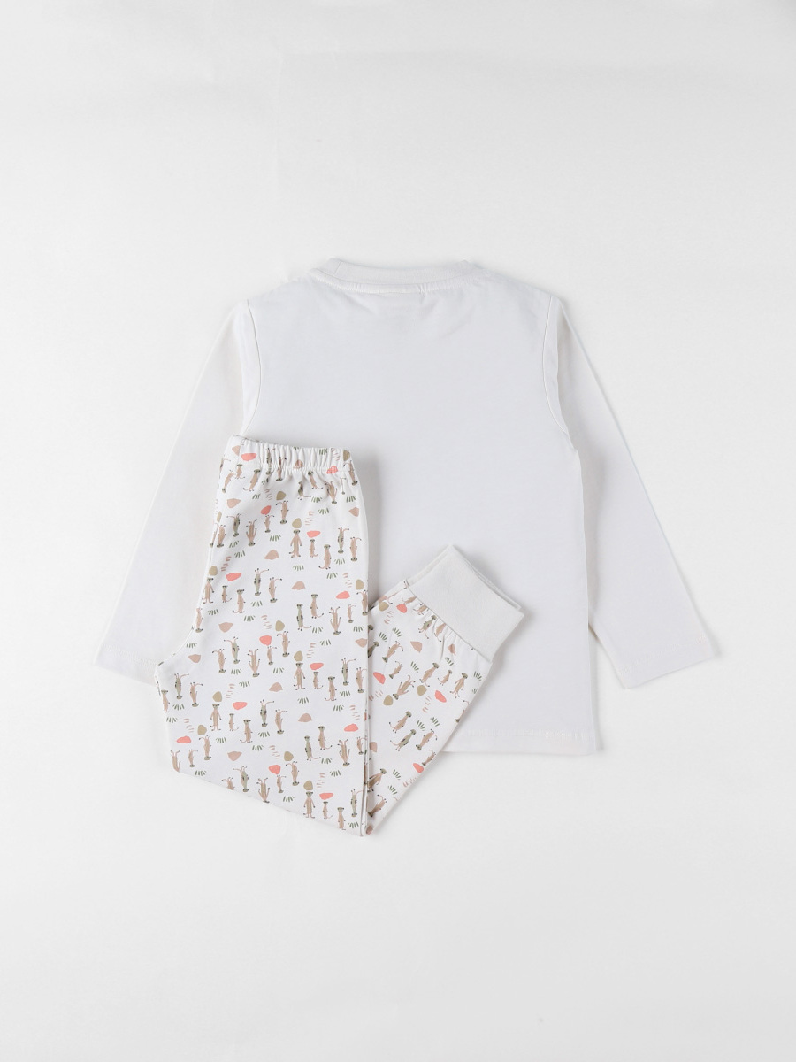 Pyjama van het merk Noukies in het Ecru