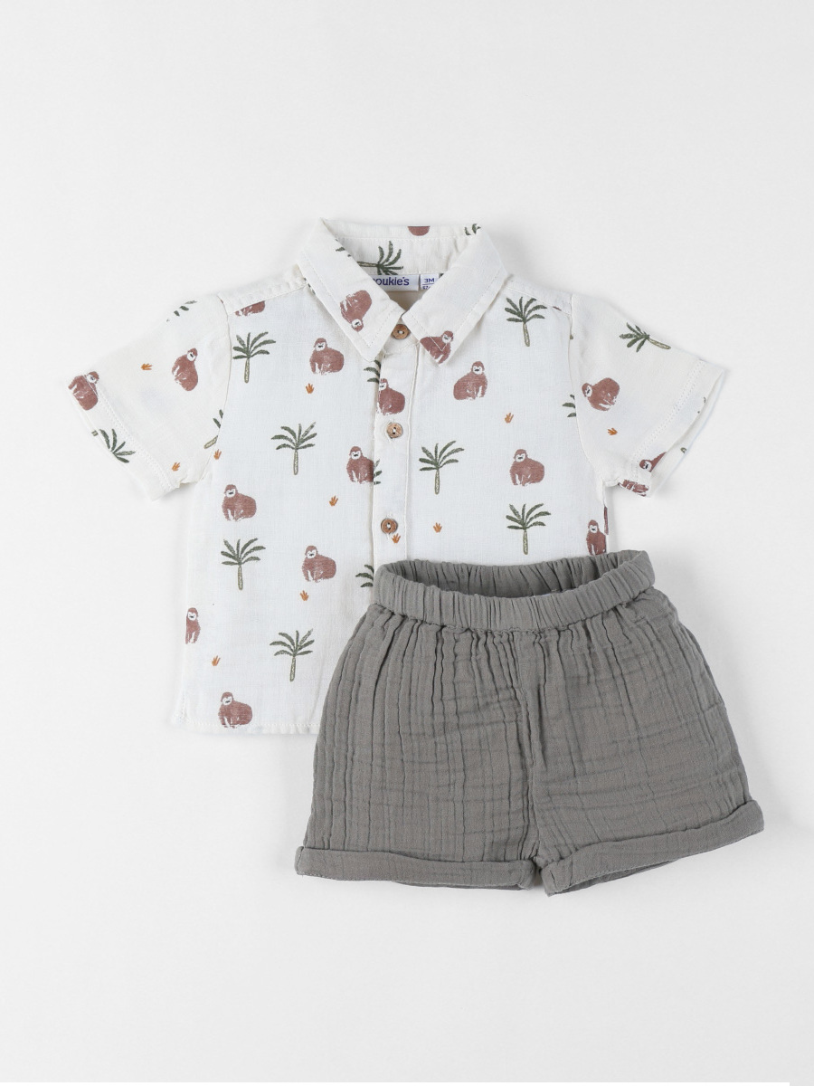 Set van het merk Noukies in het Beige