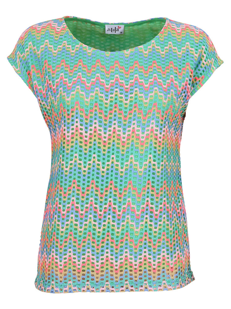 T-shirt van het merk She Goes Lala in het Groen