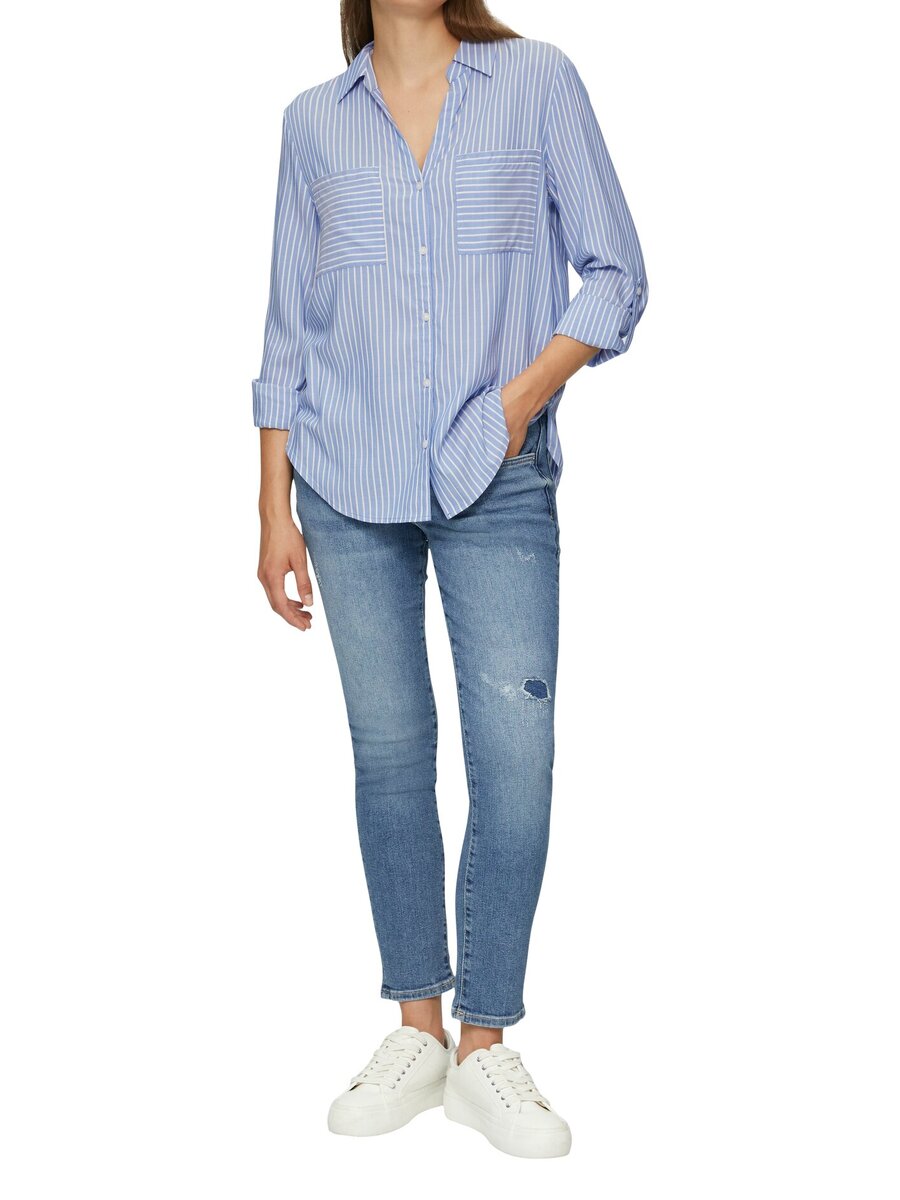 Bloes van het merk S.oliver Casual in het Blauw