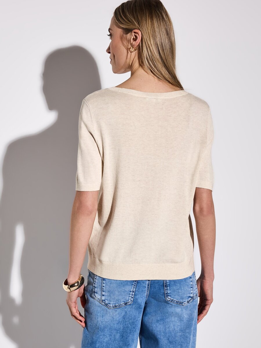 Pull van het merk Street One in het Ecru