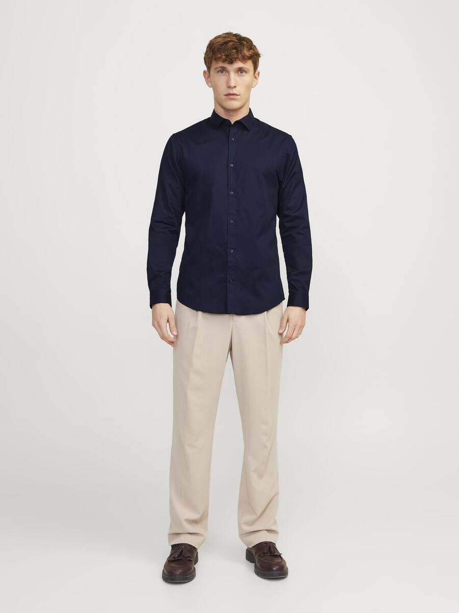 Hemd van het merk Jack & Jones Premium in het Marine