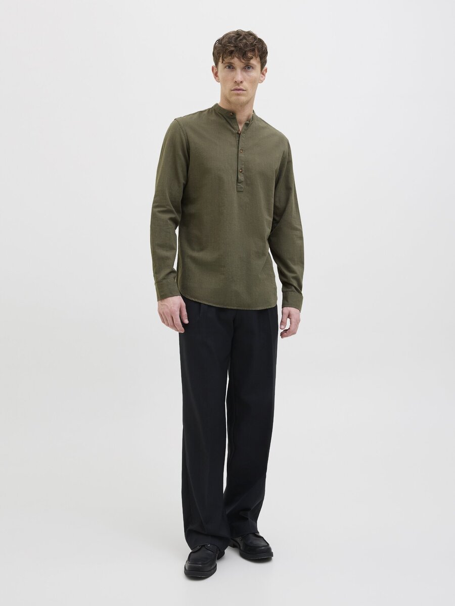 Hemd van het merk Jack & Jones in het Kaki