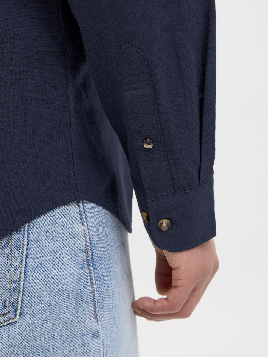Hemd van het merk Jack & Jones in het Marine