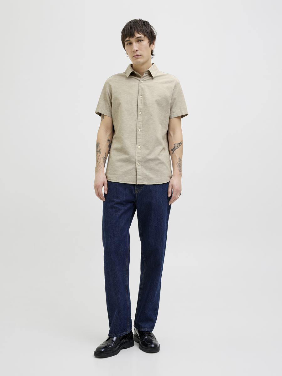 Hemd van het merk Jack & Jones in het Beige