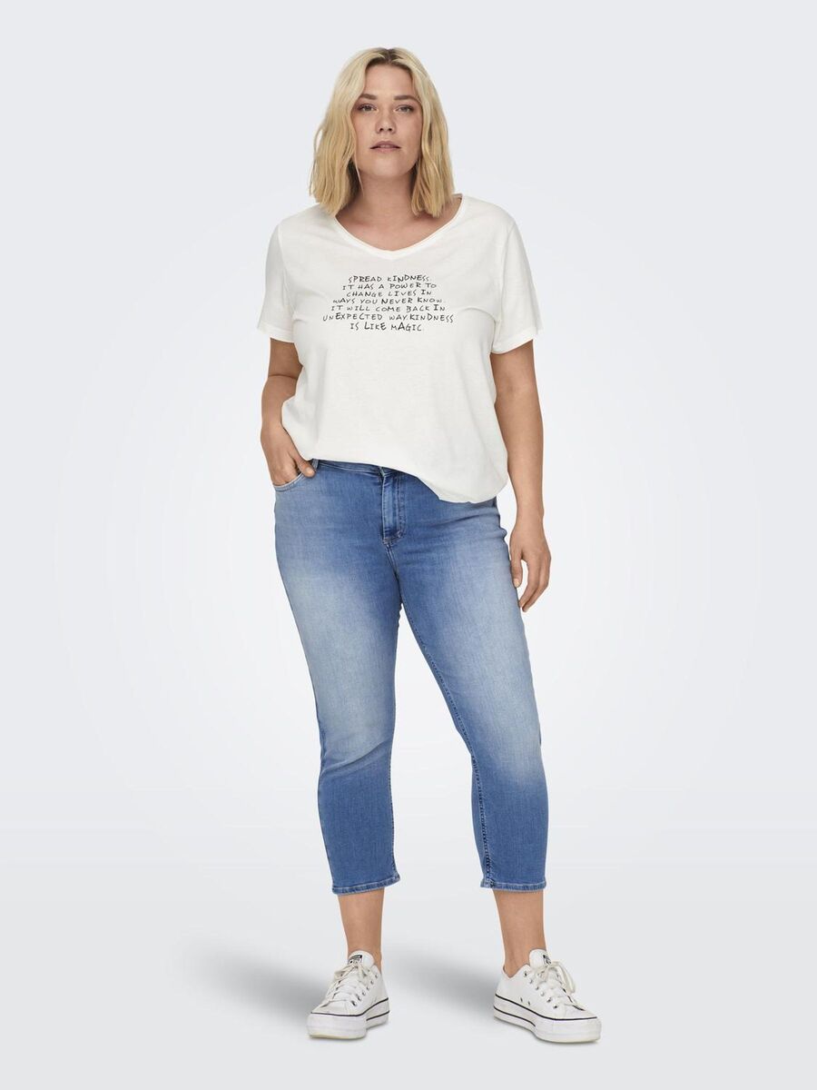 Broek van het merk Only Carmakoma in het Jeans