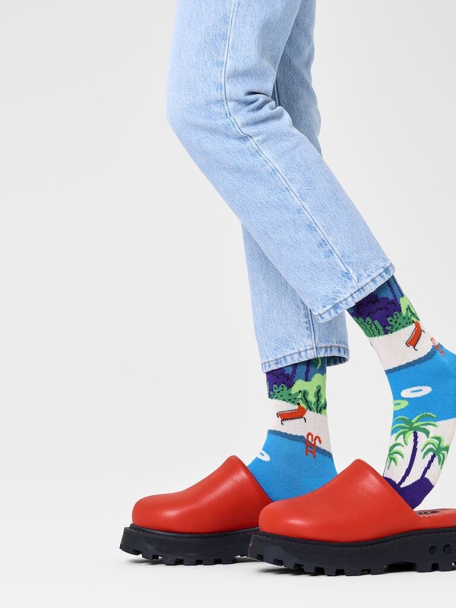 Sokken van het merk Happy Socks in het Blauw