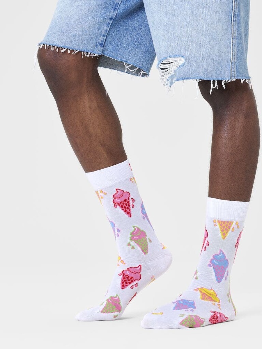 Sokken van het merk Happy Socks in het Wit
