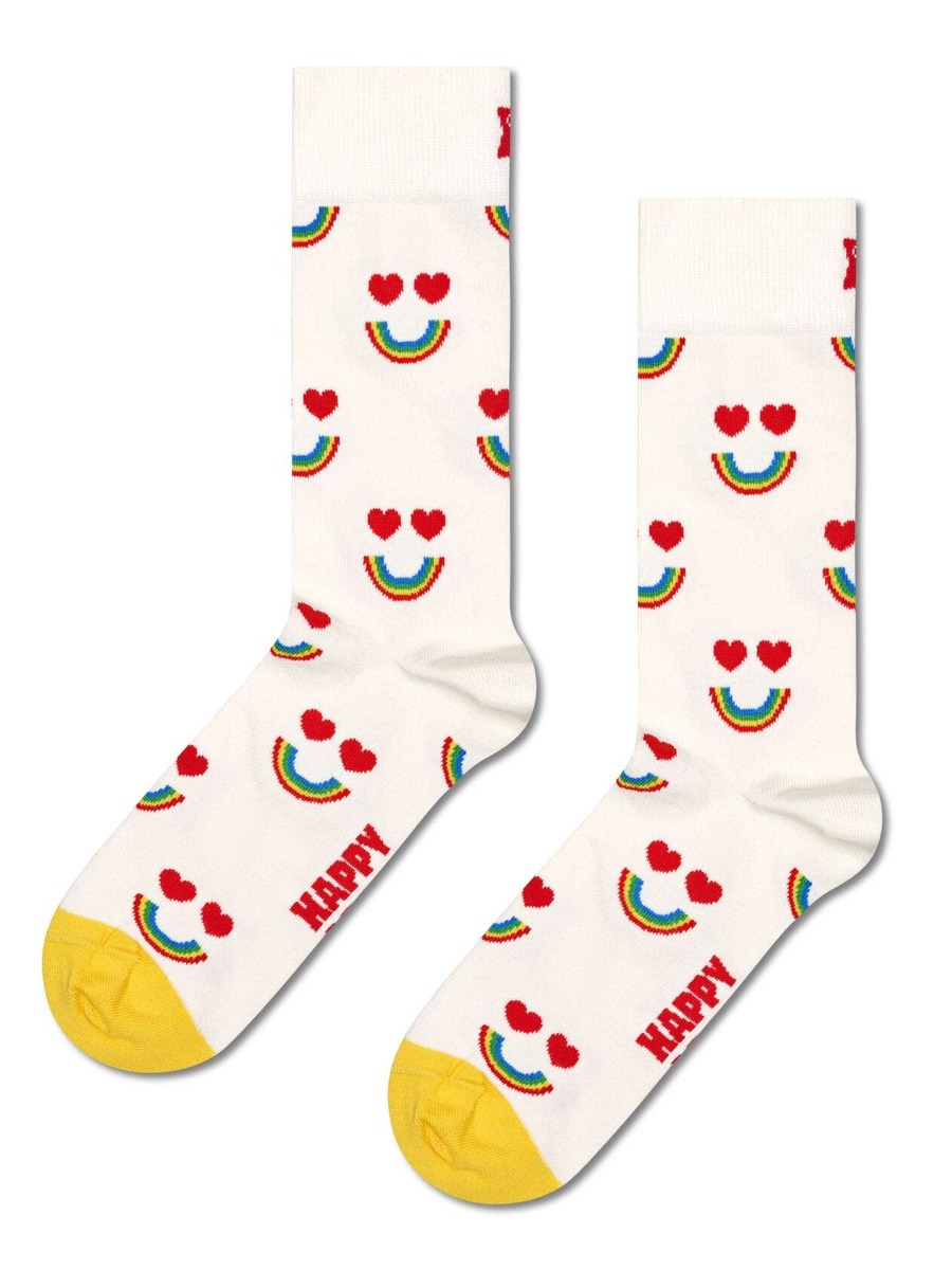 Sokken van het merk Happy Socks in het Wit